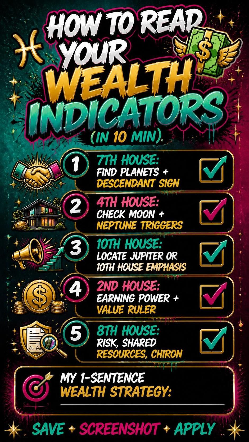 How to read your wealth indicators in 10 minutes infographic